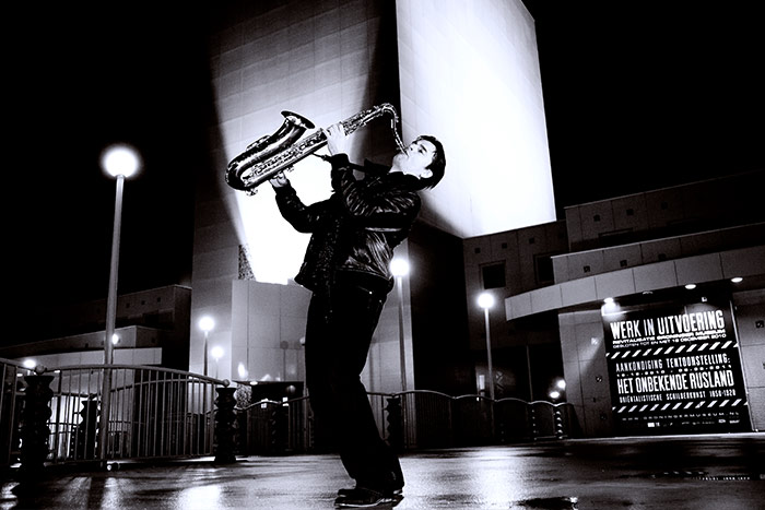 Saxofonist Stanley Medema als solo saxofonist voor jouw evenement of band